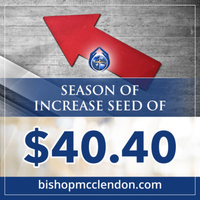 SEASON OF INCREASE SEED OF $40.40